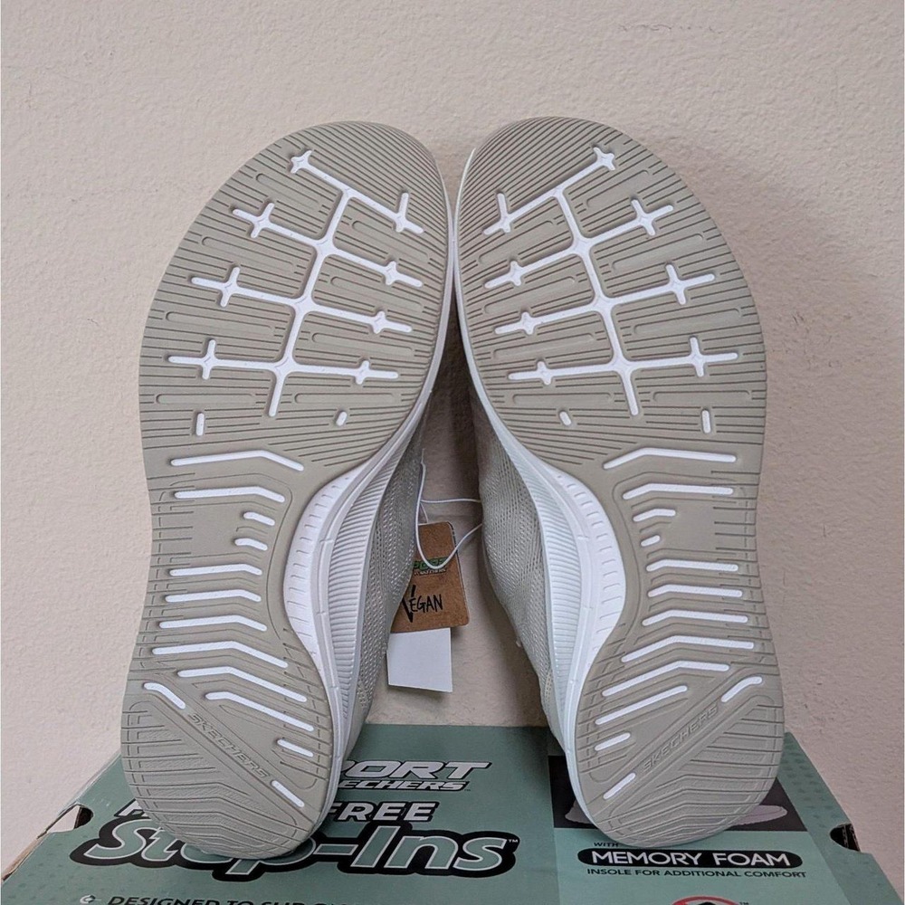 New Skechers S Sport Women's Tairyn Step In Slip On Sneakers Shoes Taupe 11 - Picture 5 of 5
